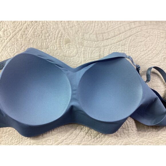 Victorias Secret Lightly Lined Blue Bralette Bra*38B Adj Straps*NWT*Retails $40 - Picture 5 of 10